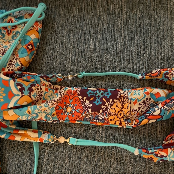 Colorful Patterned Bikini Set - Picture 5 of 5